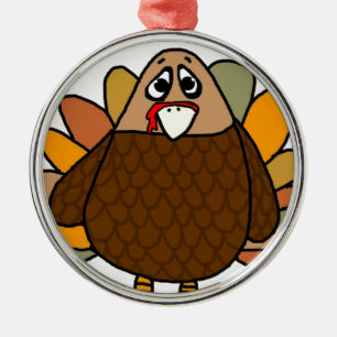 Ornamento De Metal Thanksgiving Turkey