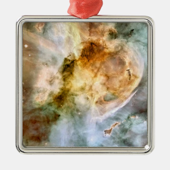 Ornamento De Metal The Carina Nebula (Frente)
