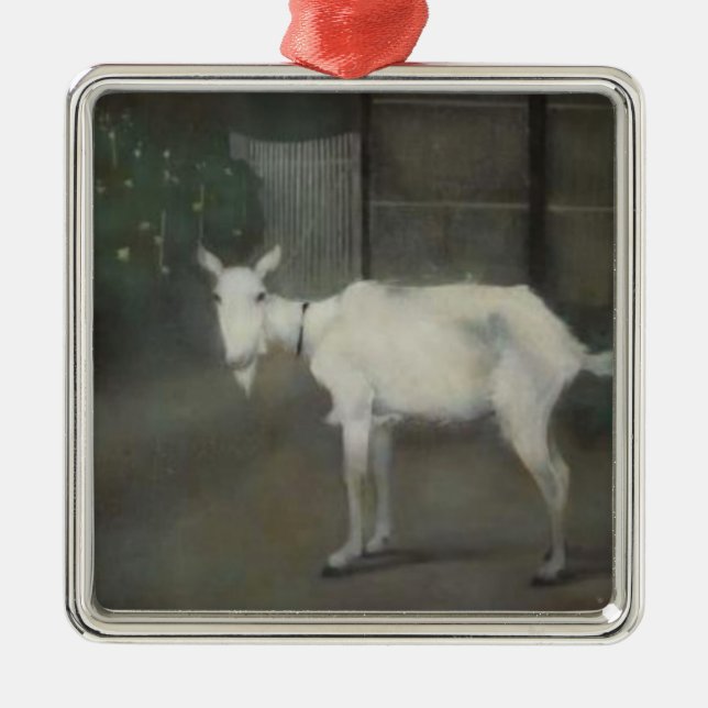 Ornamento De Metal The Old Goat (por Jan Mankes) (Frente)