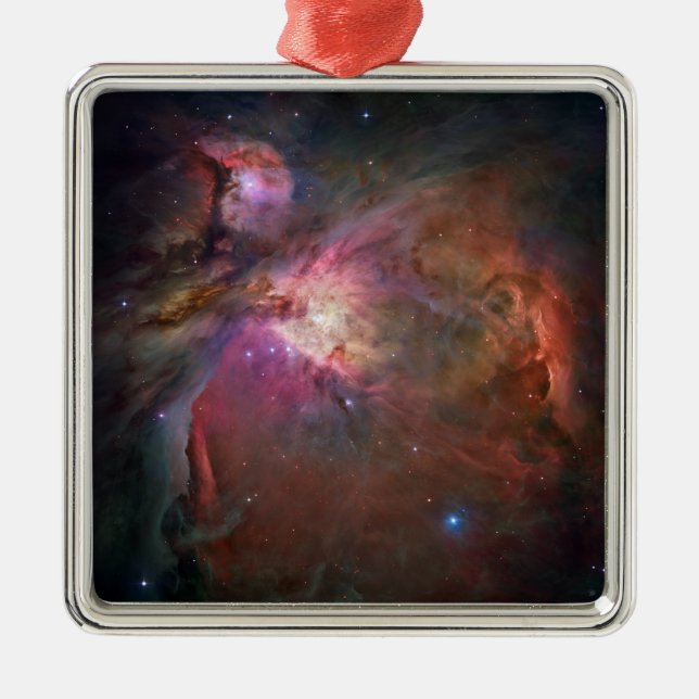 Ornamento De Metal The Orion Nebula - Pink (Frente)