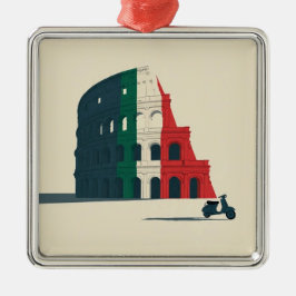 Ornamento De Metal The "Roman Christmas" Collector’s Metal Ornament