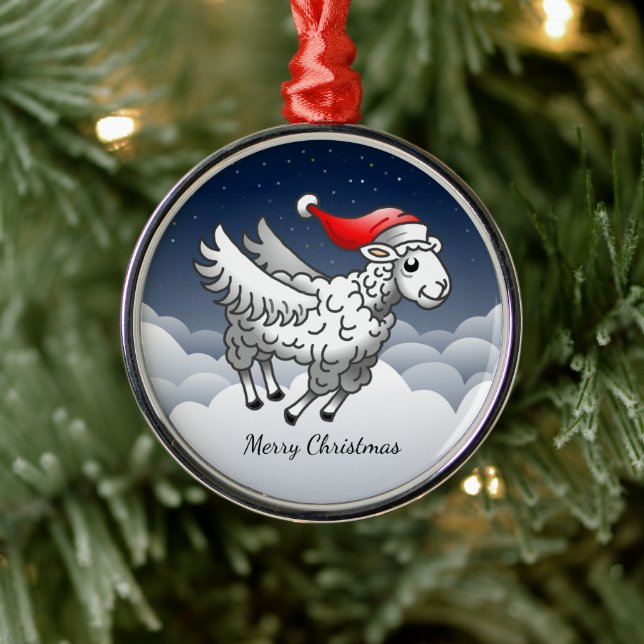 Ornamento De Metal The Wonderful Christmas Lamb (Árvore)