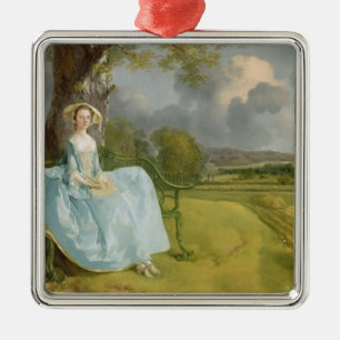 Ornamento De Metal Thomas Gainsborough  Mr e Sra. Andrews, c.1748-9