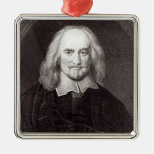 Ornamento De Metal Thomas Hobbes 'da galeria dos retratos
