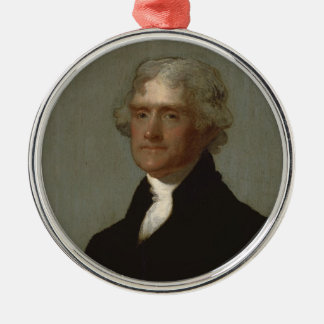 Ornamento De Metal Thomas Jefferson