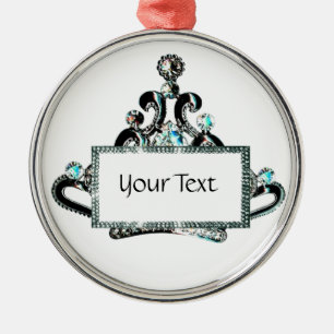 Ornamento De Metal Tiara real personalizada