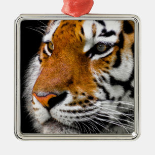 Ornamento De Metal Tigre