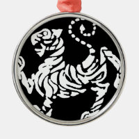 TIGRE DE SHOTOKAN PRETO E BRANCO