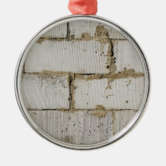 Ornamento De Metal Tijolo branco