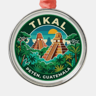 Ornamento De Metal Tikal Guatemala