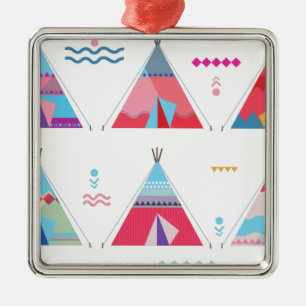 Ornamento De Metal tipi rosa