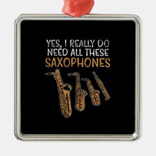 Ornamento De Metal Tipos saxofone