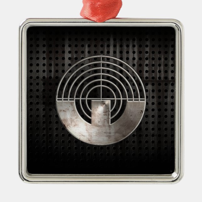 Ornamento De Metal Tiro do esporte; Legal (Frente)