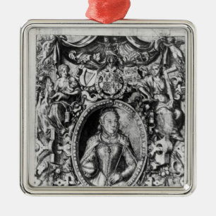 Ornamento De Metal Titlepage de Bíblia do Bishop, bar. em 1568