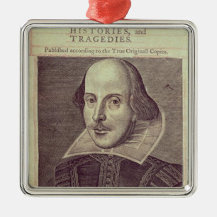 Ornamento De Metal Titlepage 'do Sr. William Shakespeares