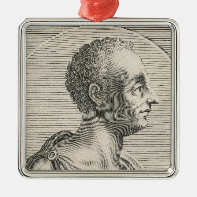 Ornamento De Metal Titus Livius (Frente)