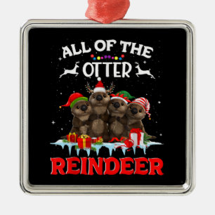 Ornamento De Metal Toda A Outra Reindeer Engraçada Outro Natal