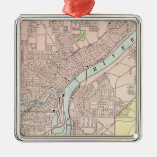 Ornamento De Metal Toledo, Ohio