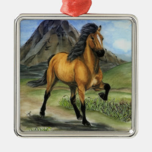 Ornamento De Metal Tolt dourado