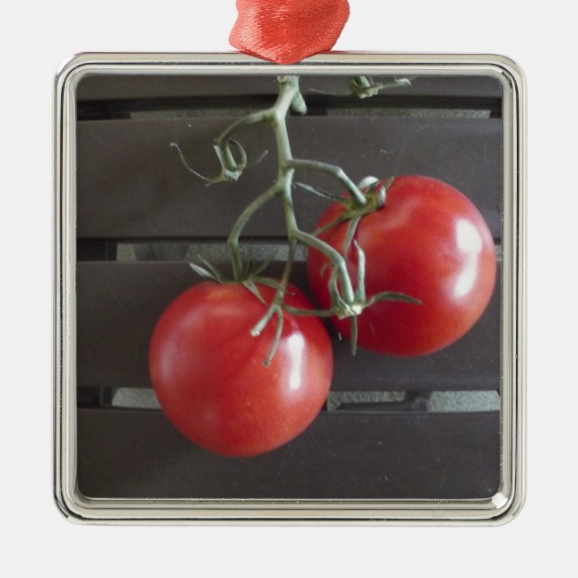 Ornamento De Metal Tomates (Frente)