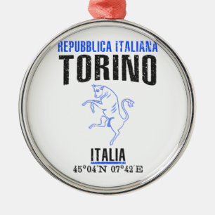 Ornamento De Metal Torino