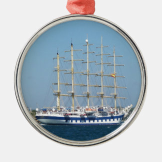Ornamento De Metal Tosquiadeira real do navio alto