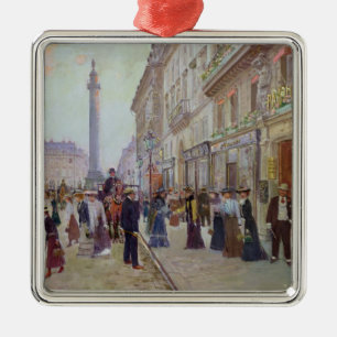 Ornamento De Metal Trabalhadores que deixam o Maison Paquin