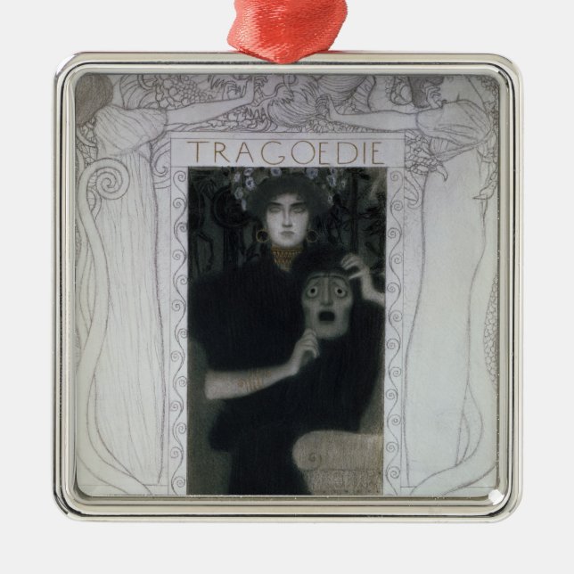 Ornamento De Metal Tragédia, 1897 (Frente)