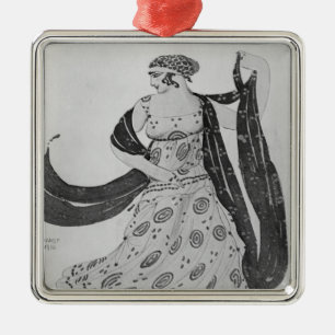 Ornamento De Metal Traje o design para "Cleopatra", 1910