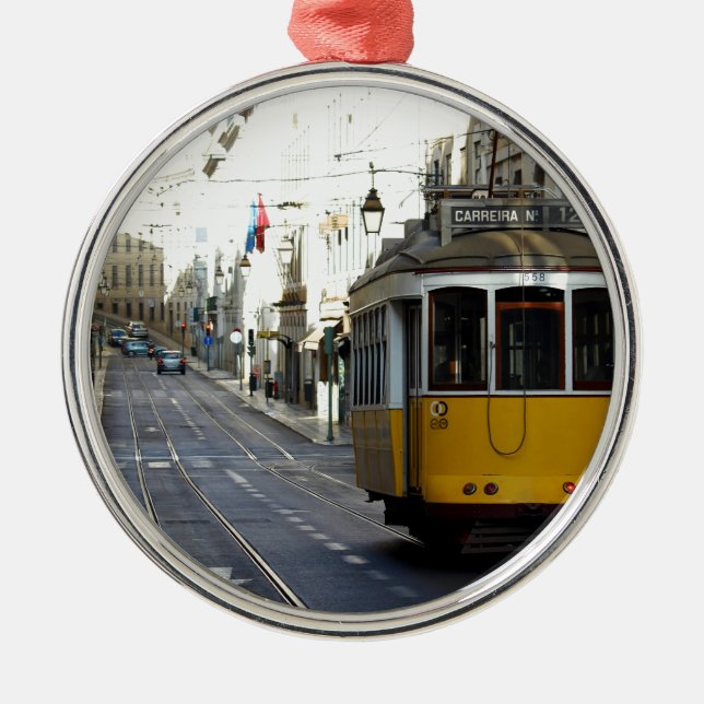 Ornamento De Metal Tram 28, Lisbon, Portugal (Frente)