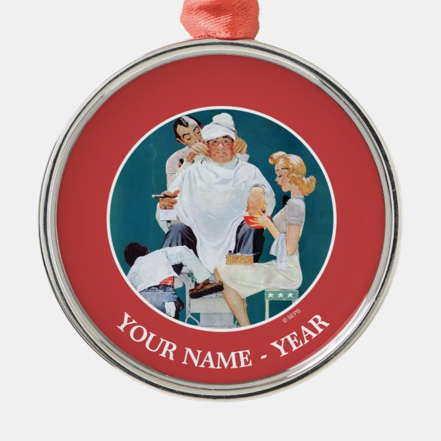 Ornamento De Metal Tratamento do cheio (Frente)