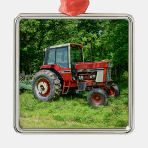 Ornamento De Metal Trator internacional velho