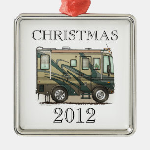 Ornamento De Metal Treinador grande bonito Motorhome do campista