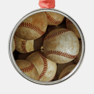 Ornamento De Metal Trendy Baseball Trabalho de arte
