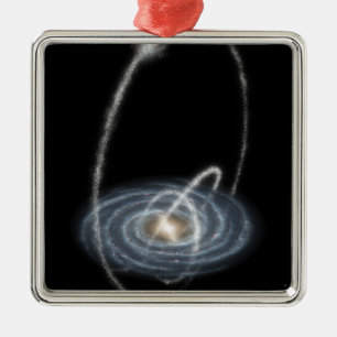 Ornamento De Metal Três fluxos recém-descobertos