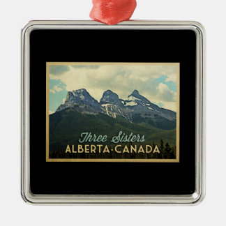 Ornamento De Metal Três Irmãs Alberta Canada