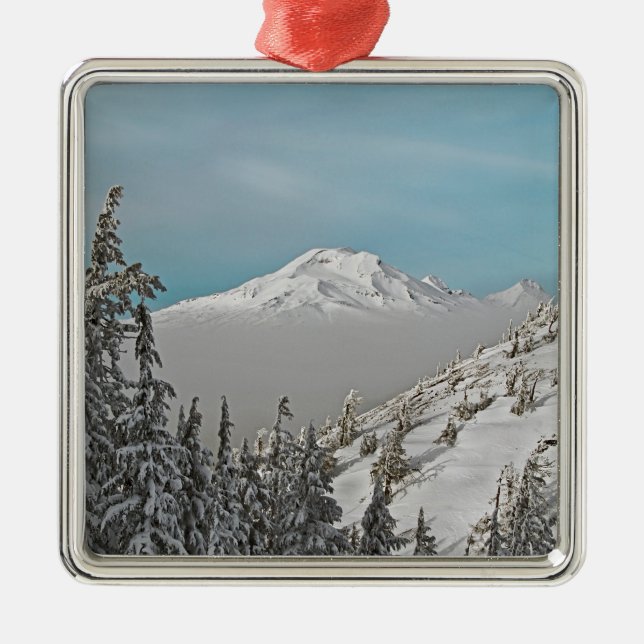 Ornamento De Metal Três irmãs do montículo do solteiro - nenhum texto (Frente)