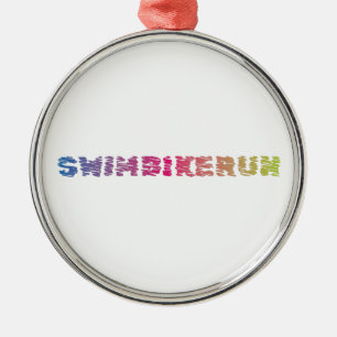 Ornamento De Metal Triathlon Legal Design