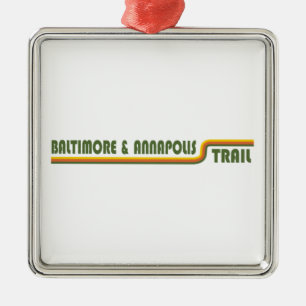 Ornamento De Metal Trilha Baltimore & Annapolis