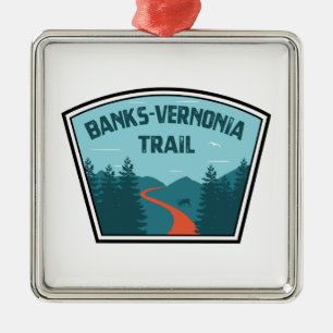 Ornamento De Metal Trilha Banks-Vernonia