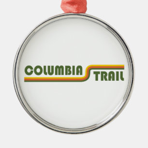 Ornamento De Metal Trilha Columbia Nova Jersey