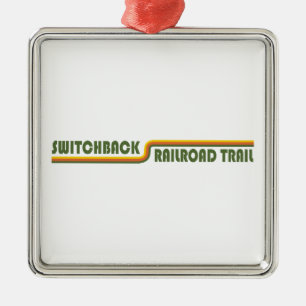 Ornamento De Metal Trilha de Caminho de Ferro de Switchback