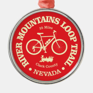 Ornamento De Metal Trilha de Circuito das Montanhas do Rio (ciclismo)