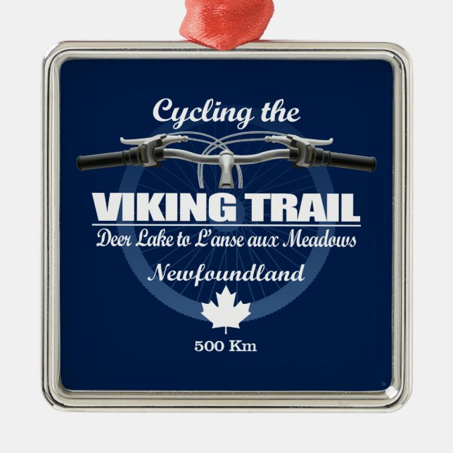 Ornamento De Metal Trilha de Viking (H2) (Frente)