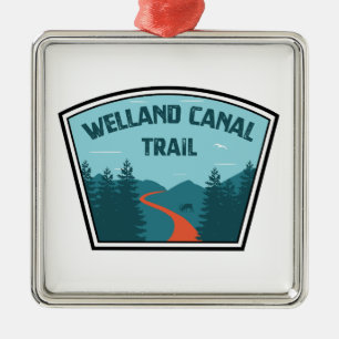 Ornamento De Metal Trilha do Canal de Welland Ontário Canadá