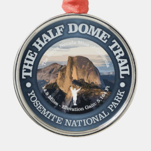 Ornamento De Metal Trilha Half Dome