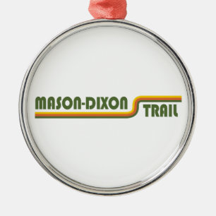 Ornamento De Metal Trilha Mason-Dixon