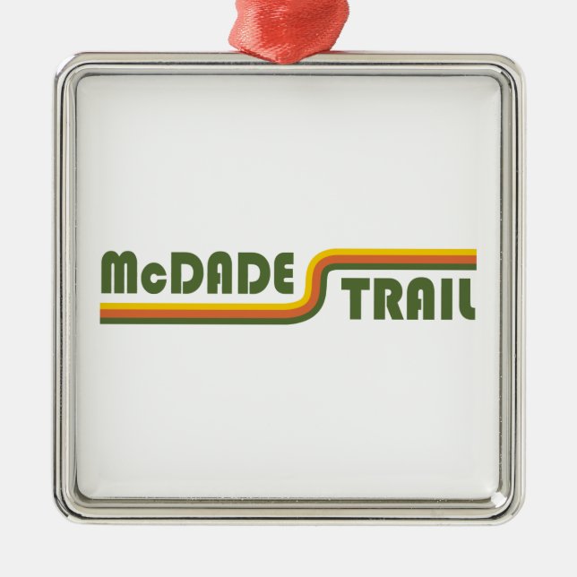 Ornamento De Metal Trilha McDade (Frente)