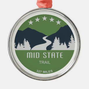 Ornamento De Metal Trilha Mid State Pensilvânia