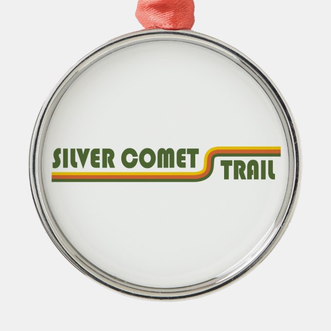 Ornamento De Metal Trilha Silver Comet Geórgia (Frente)